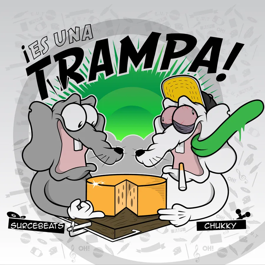Portada de «¡Es una trampa!», de Chukky y Surce Beats