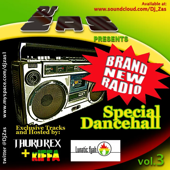 Portada de «Brand New Radio vol. 3», de DJ Zas