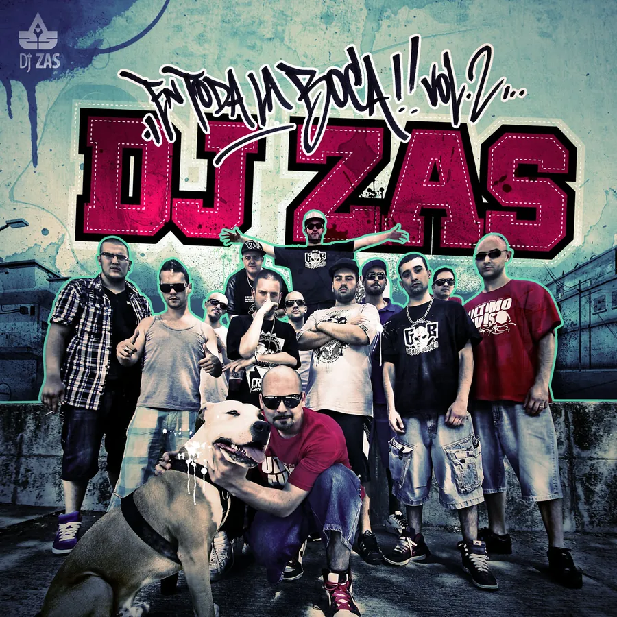 Portada de «Zas en toda la boca vol. 2», de DJ Zas